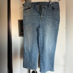 Women denim, capri Jeans size 10